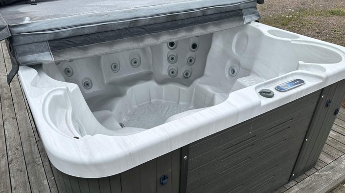 Begagnade utomhusspa